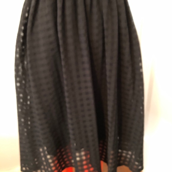 DRESS BLACK MIDI - COTTON Donna Morgan - Picture 8 of 12
